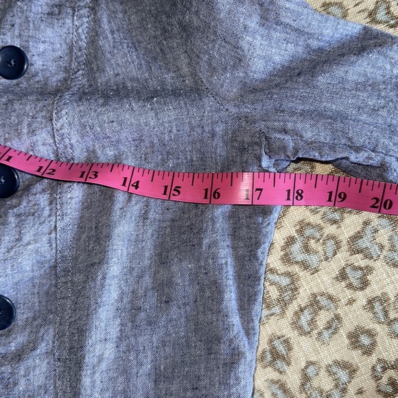 LOFT outlet linen blend blazer - Picture 3 of 6